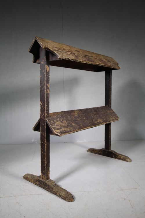 English 19th Century Antique Saddle Stand in Original Paint.