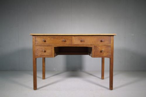 1930'S Heals Oak Desk from Cambridge University.