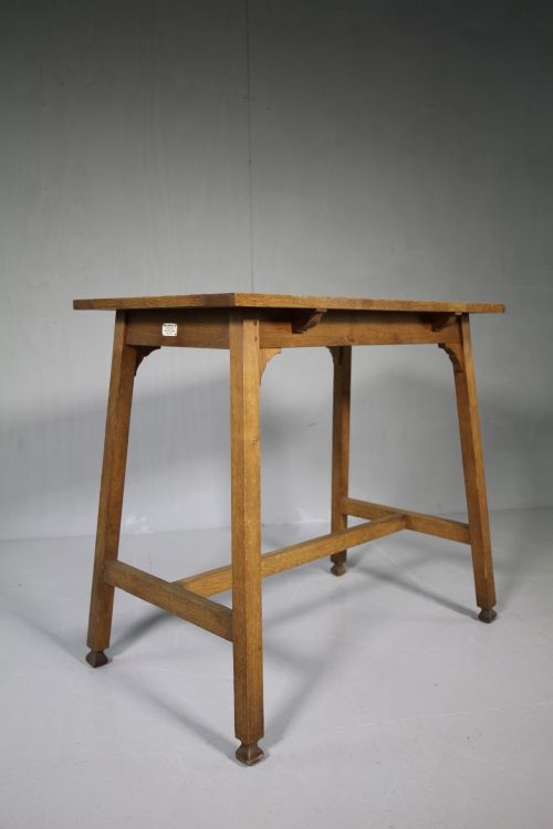 Edwardian Antique Oak Table by Hughes Bolcklow,blyth.