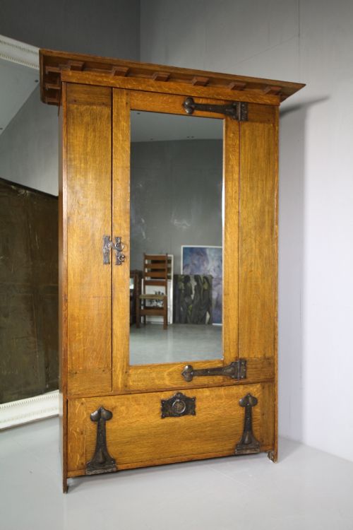 Heals St Ives Antique Oak Wardrobe.