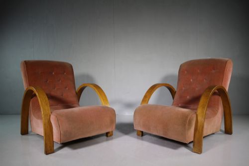 Very Comfortable Pair of Heals 1920'S Armchairs.