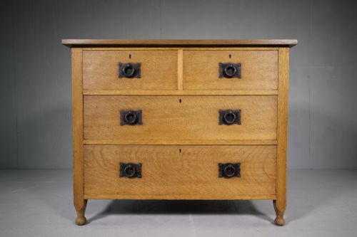 19th Century Antique St Ives Chest of Drawers by Heals.