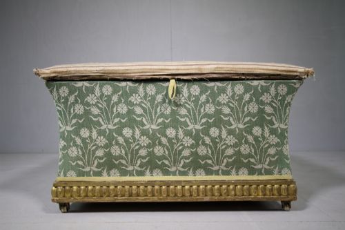 Regency Antique Gilt Ottoman Bedding Box.