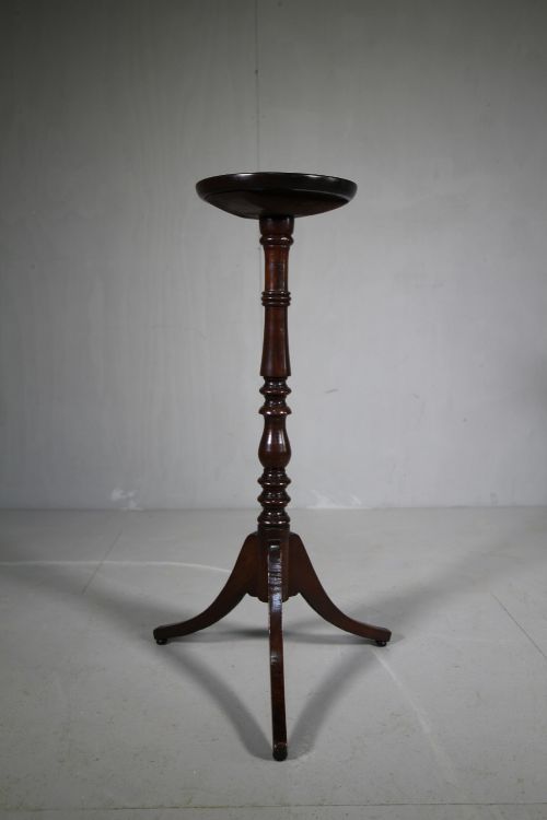 Regency Antique Mahogany Candle Stand Table.