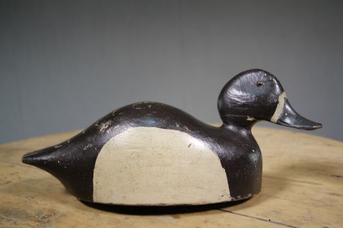 Edwardian Antique Decoy Duck - Original Paint.