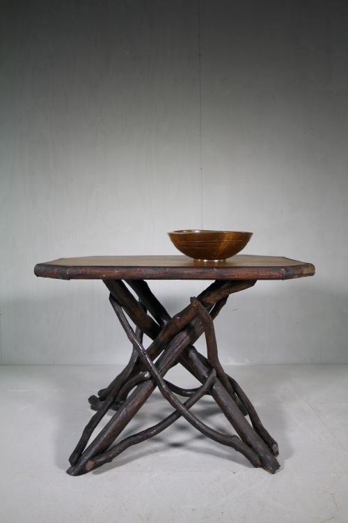 Large 19th Century English Rustic Antique Table.