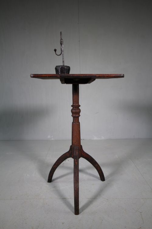 Georgian Antique Painted Pine Tripod Table.
