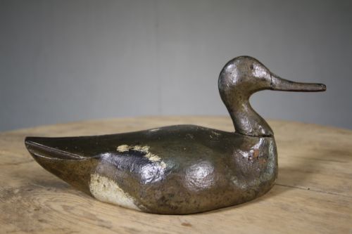English 19th Century Antique Decoy Duck.
