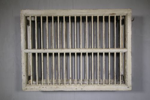 Fabulous Georgian Antique Painted Pine Plate Rack.