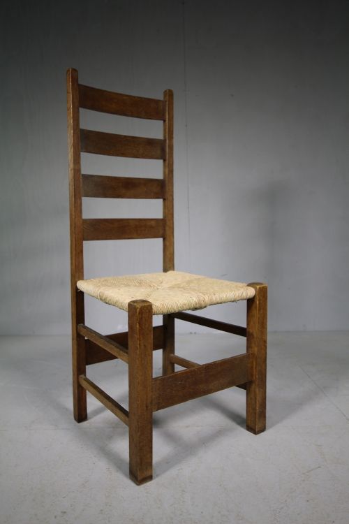 Heals Antique Letchworth Oak Chair.