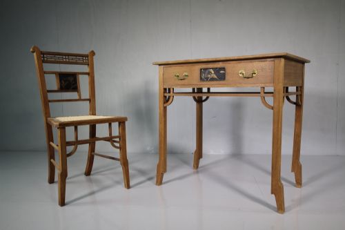 19th Century Antique Anglo Chinese Desk & Chair.
