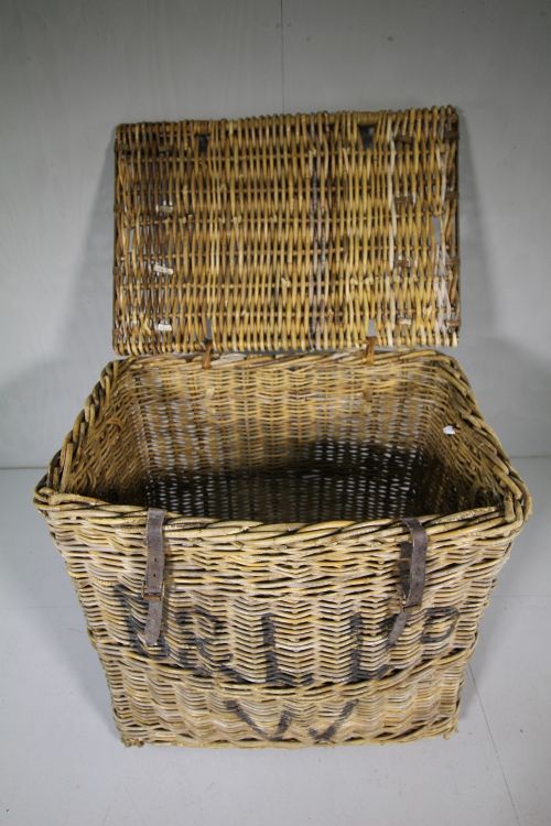 19th Century Antique Yorkshire Willow Mill Basket.