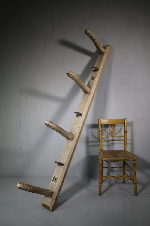 Huge Set of Antique Tack Hooks in Original Paint.