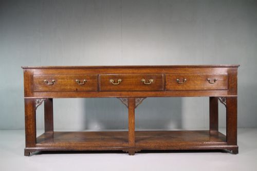 18th Century Cumbrian Antique Potboard Dresser.