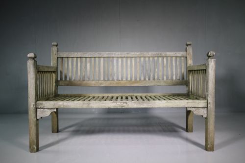 Heals 1920'S Teak Garden Bench - Lovely Model.