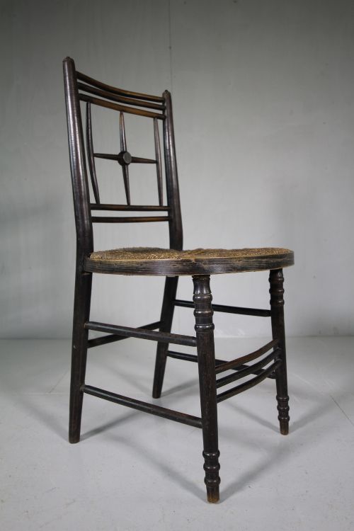 19th Century Willliam Morris Antique Chair by Ford Maddox Brown.