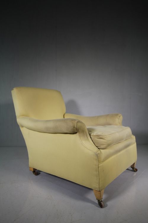 Quality 19th Century Antique Upholstered Armchair.
