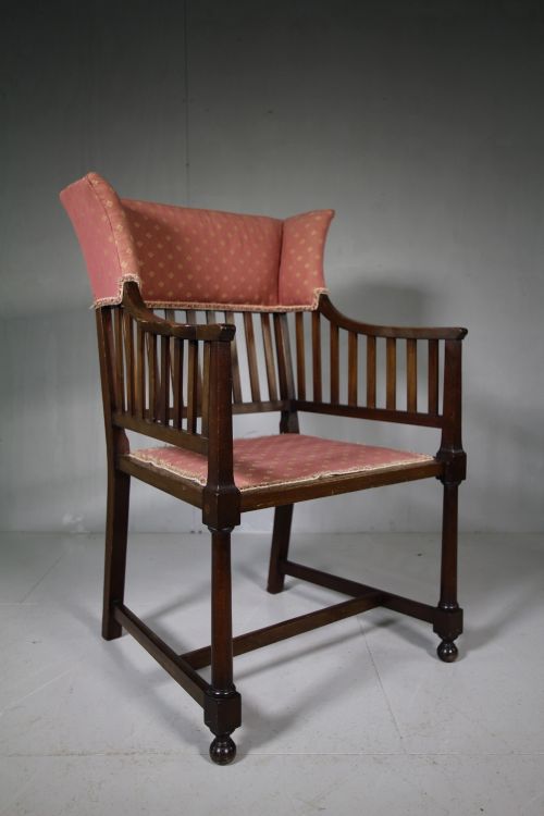English Arts & Crafts Antique Armchair.