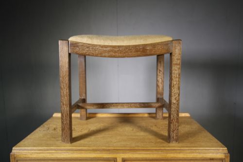 1930'S Heals of London Oak Stool.

