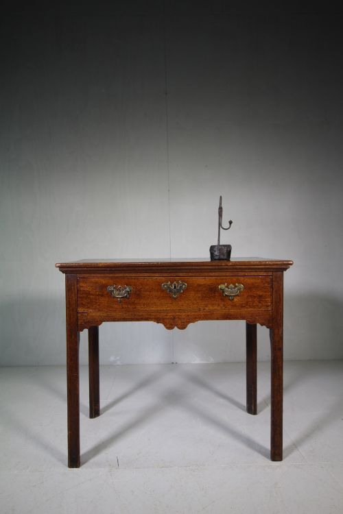 18th Century English Antique Walnut Low Boy Table.