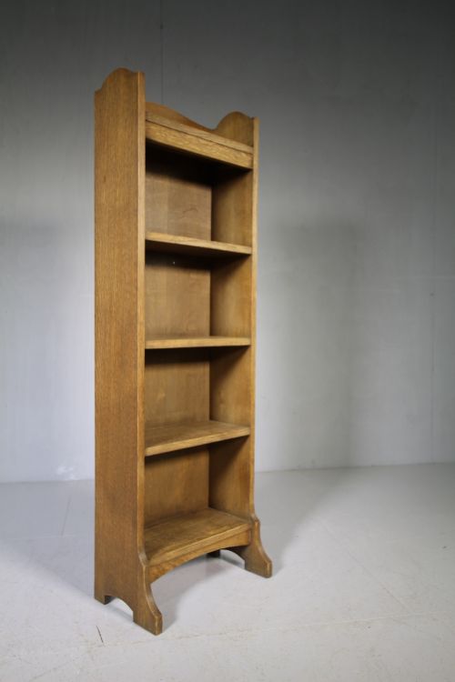 Edwardian Antique Oak Bookcase by Heals of London.