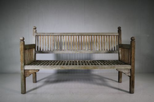 Heals 1930'S Teak Garden Bench Seat.