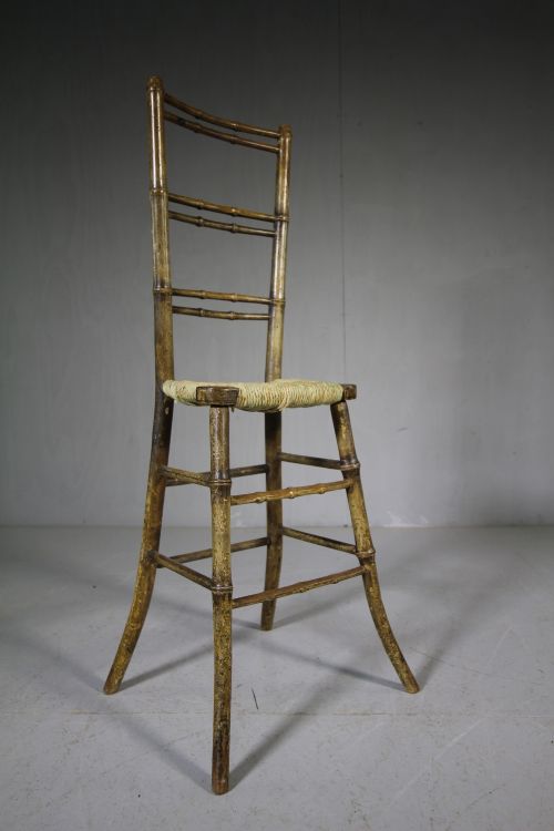 Regency Antique Child's Chair in Original Paint.