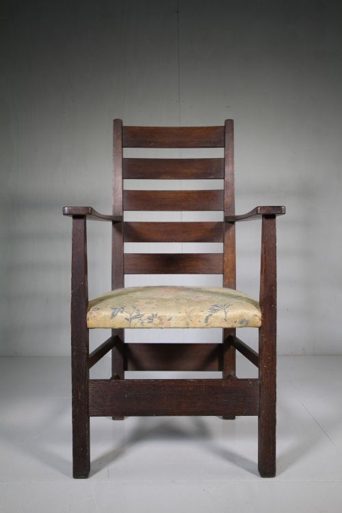 Rare Antique Armchair by Mackay Hugh Baillie Scott.