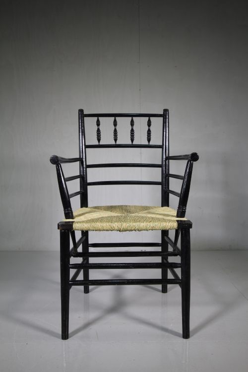 19th Century Antique William Morris Sussex Armchair.
