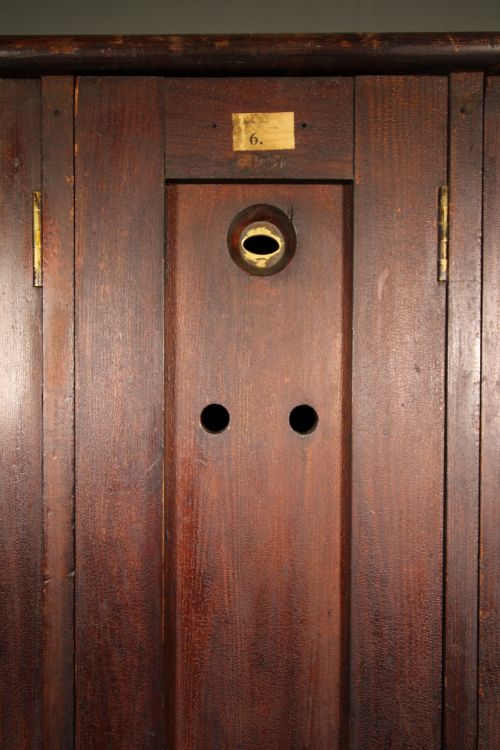 fig 1. Set of English Edwardian Antique Pine Lockers.