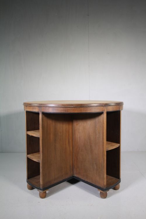 Labeled Heals 1920'S Book Table by Joseph F Johnson.