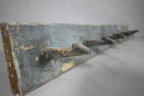 English Original Painted Pine Antique Hooks.
