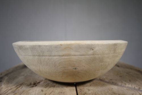 19th Century Antique Sycamore Dairy Bowl.