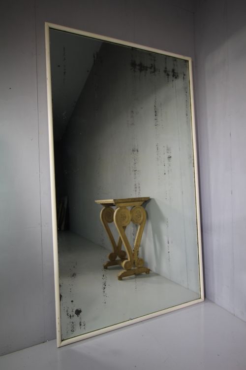 Large 19th Century Antique Outfitters Shop Mirror.
