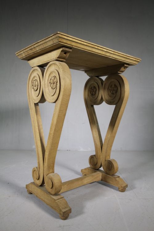 1920'S English Oak Side / Console Table.