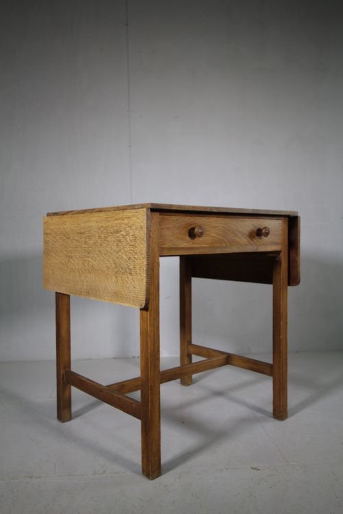 1920'S Heals of London Oak Work Table.