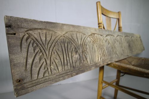Length of Early 18th Century Antique Oak Carving Panel.