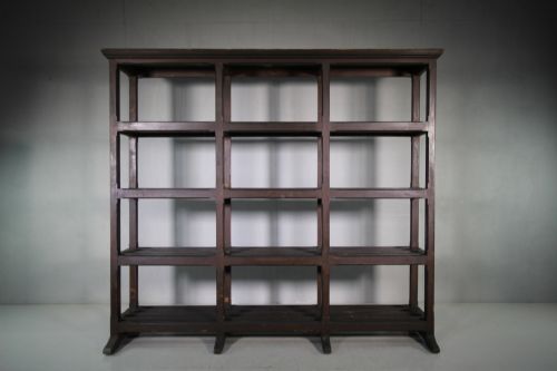 Large 19th Century Antique Solicitors Shelving Deed Rack.