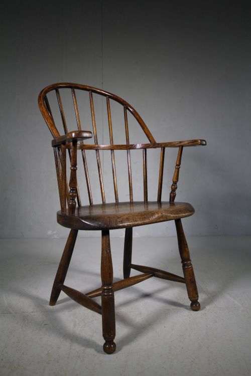 18th Century Antique Sack Back Windsor Armchair