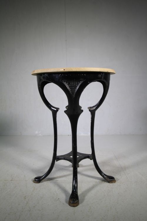 Edwardian Antique Cast Iron Table in Archibald Knox Manner