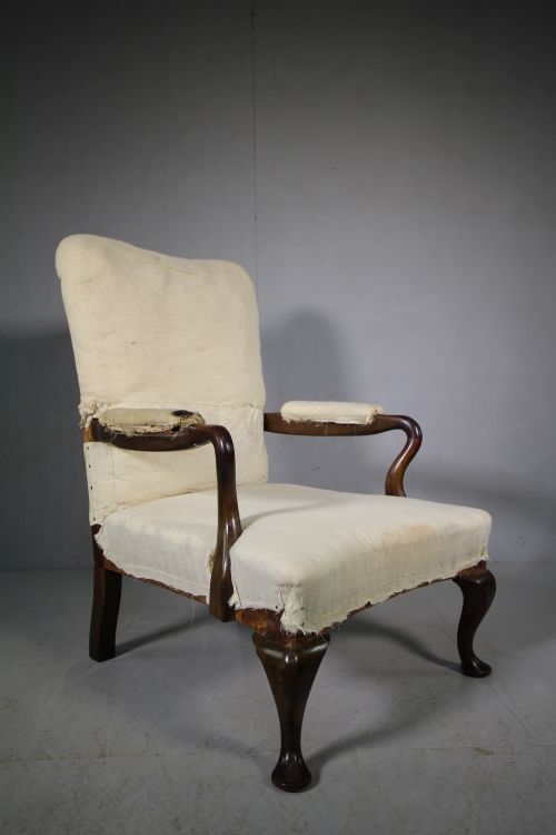 19th Century Antique Armchair by J.t Scott Edinburgh
