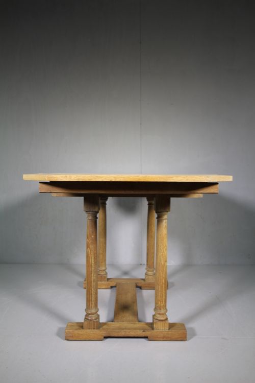 1930'S Heals Oak Dining Table-tilden Range