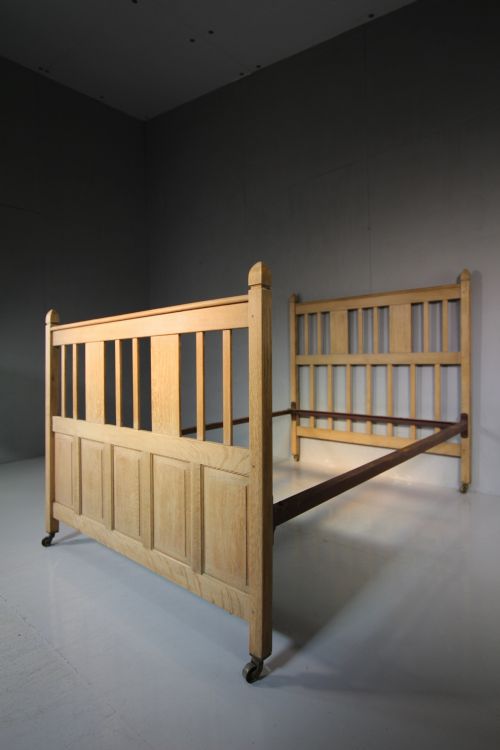 1920'S Quality Oak Double Bed
