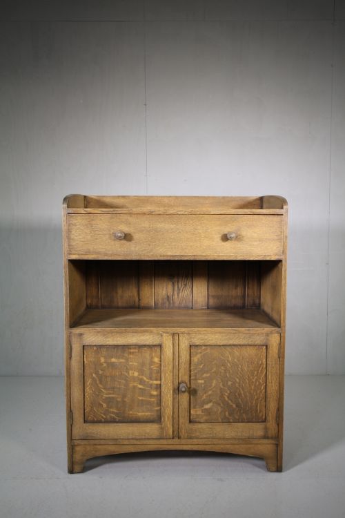 Rare Model Heals Antique Oak Cupboard