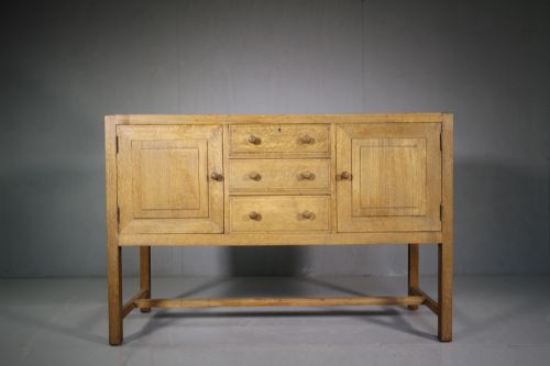 Superb Quality 1920'S Heals Oak Fielded Dresser