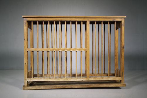 English 19th Century Antique Pine Plate Drying Rack