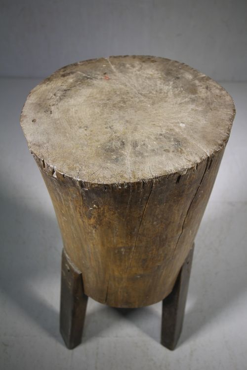 Standen Hall Antique Sycamore Butchers Block Table