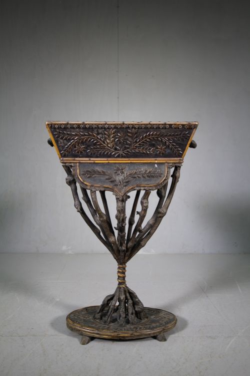 19th Century French Antique Twig Work Jardiniere