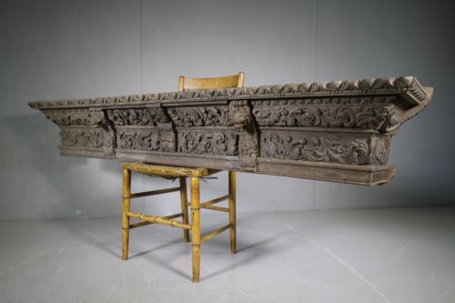 18th Century Carved Oak Antique Carved Cornice