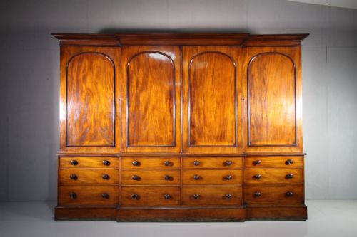 Fabulous Quality Large Georgian Antique Mahogany Bookcase